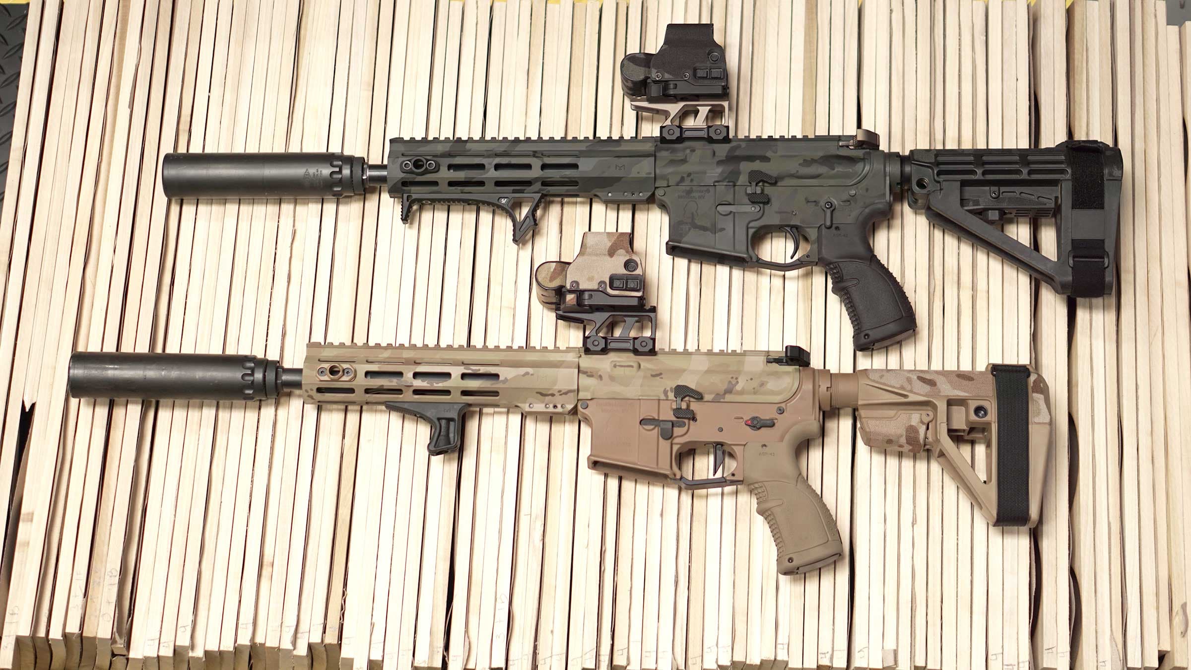 Multicam Arid & Black AR-15
